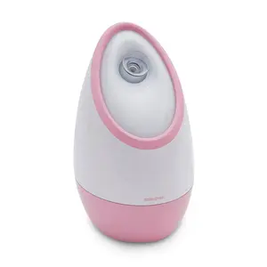 Skin Gym Voda Facial Steamer - Pink & White Micro-Steam Technology for Purifying & Hydrating Skin at Home