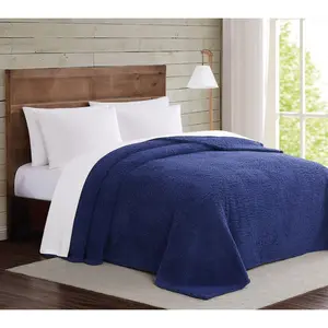 Brooklyn Loom Marshmallow Sherpa King Blanket