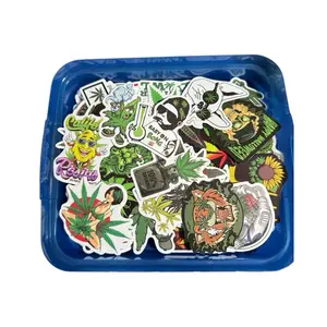 100pcs Leaf stickers