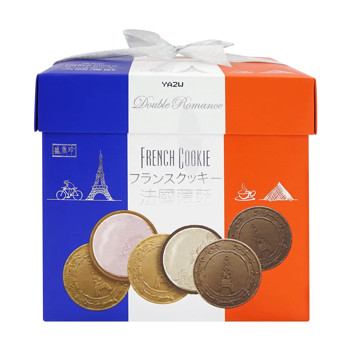 TRIKOFOODS Taiwanese French Crispy Wafers Gift Box 450g - Authentic Taiwan Snack, Light & Airy Dessert Cookies, Perfect for Sharing
