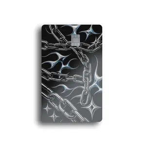 Chrome Starburst Chain Card Skin