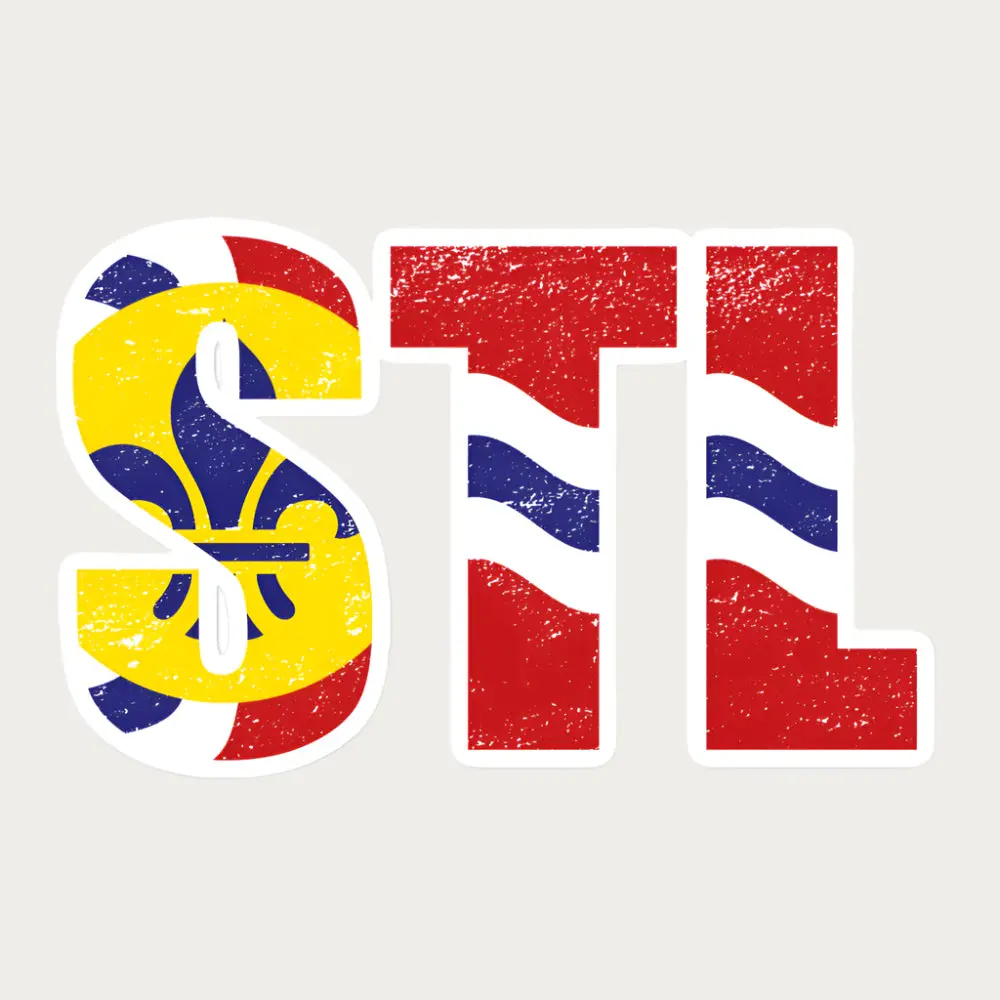 STL FLag Bubble-free stickers STL FLag Bubble-free stickers
