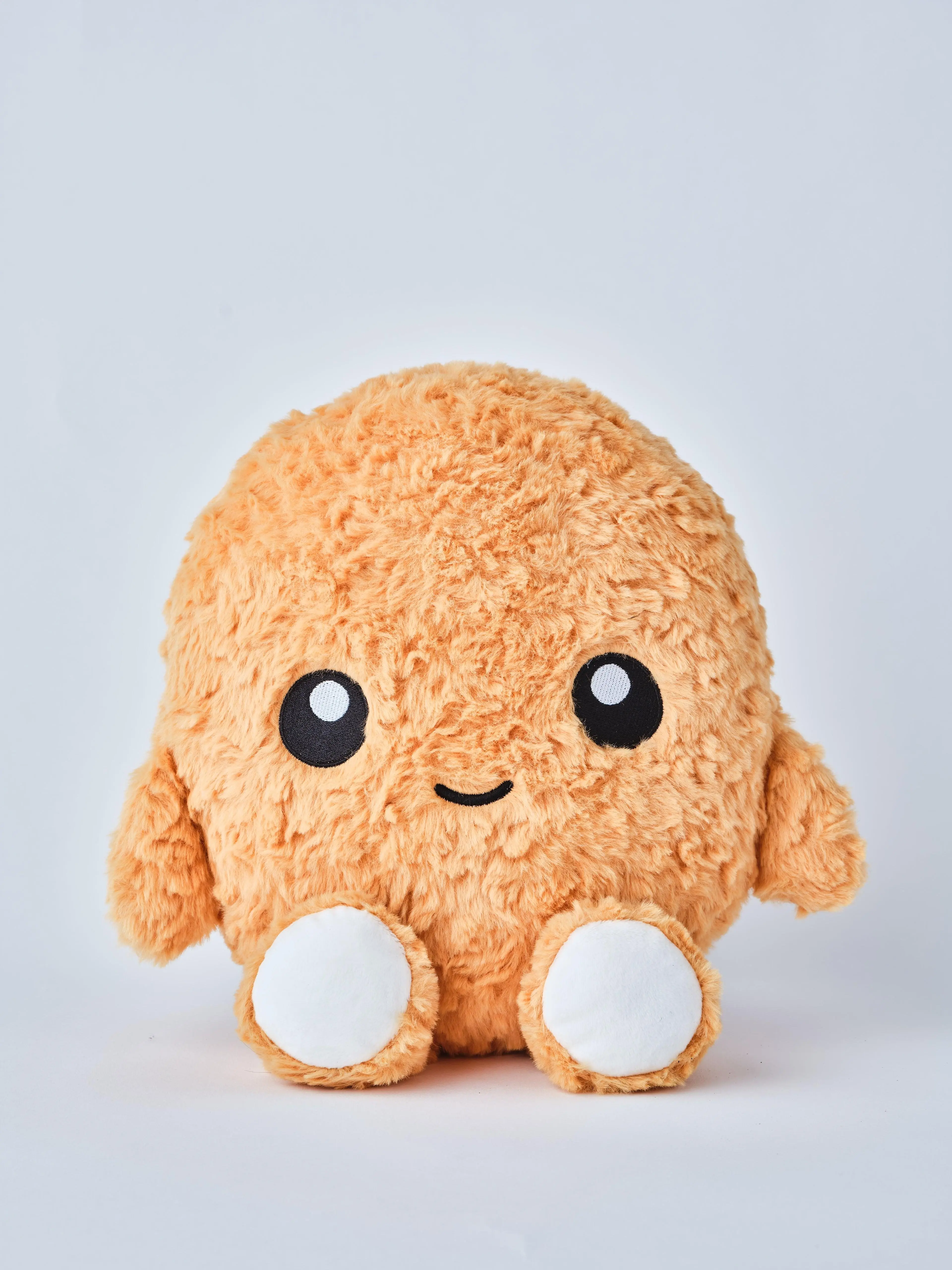 Chicken Nugget Plush Toy, Soft Huggable Plushie, Cuddly Stuffed Animal and Squishy Toy, Great Gift Idea for Kids and All Ages, Cuddle Buddy