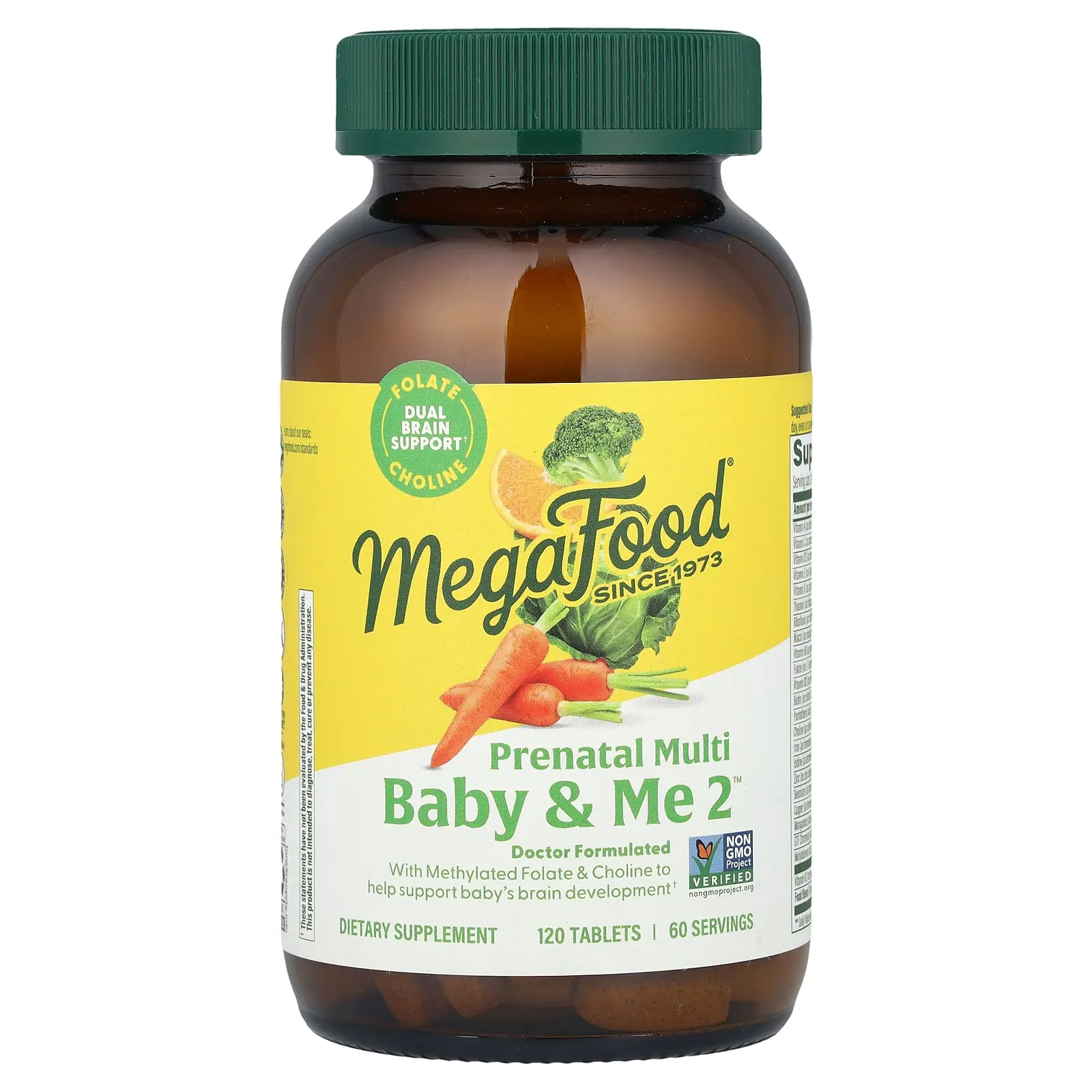MegaFood Baby & Me 2™, Prenatal Multi, 120 Tablets | HSA/FSA Eligible