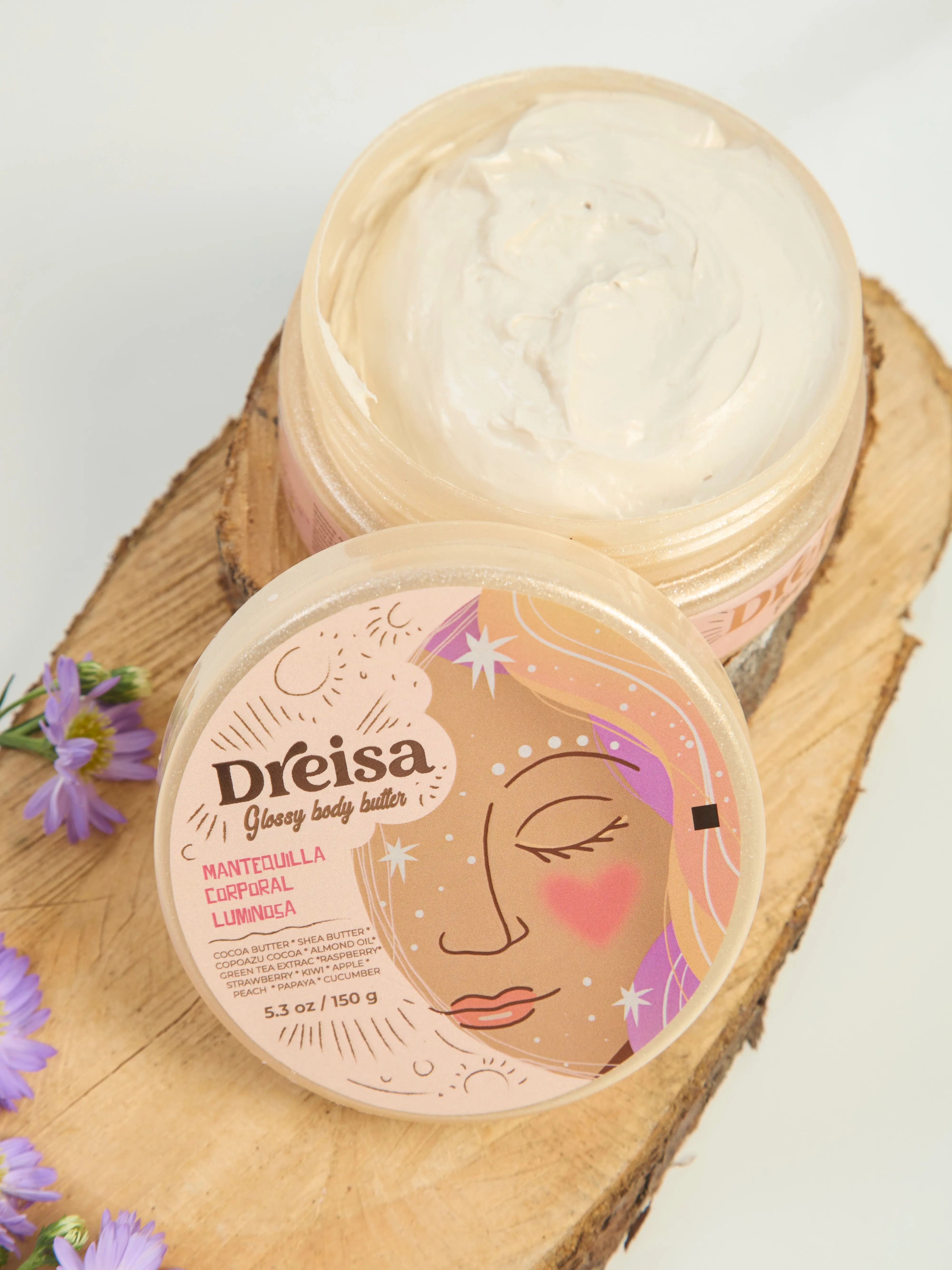 Dreisa Beauty Radiant Glossy Body Butter - Brightening Daily Body Care Lotion, Hydrating Moisturizer for All Skin Types, Moisturizers, Body Care Lotions