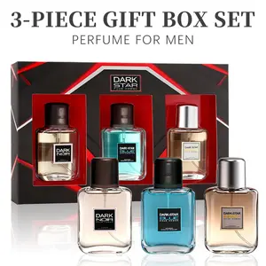 3-piece Set, Men's Eau De Toilette Spray Gift Box, Long Lasting Fragrance, 3 Different Flavor，Perfect For Holiday Gifts, Dating, Daily Life, Parties, 1 Fl Oz/botte