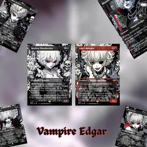 MTG Proxy 100+ Card Commander Deck Vampire Nightfall Sacrifice Horde Lifedrain Lords Token Swarm Engine Synergy Strategy Theme Ready to Play Magic Style Deck Perfect Gift for Collectors and Card Players – Premium Custom Art
