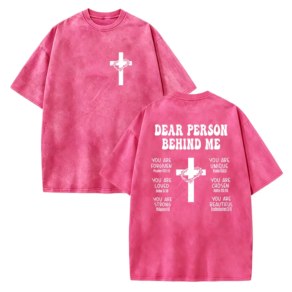 Dear Person Behind Me Shirt, Love Like Jesus Tee, Bible Verse Gift, Christian Cross Shirt, Inspirational Shirt, Faith Shirt, Religious Shirt
