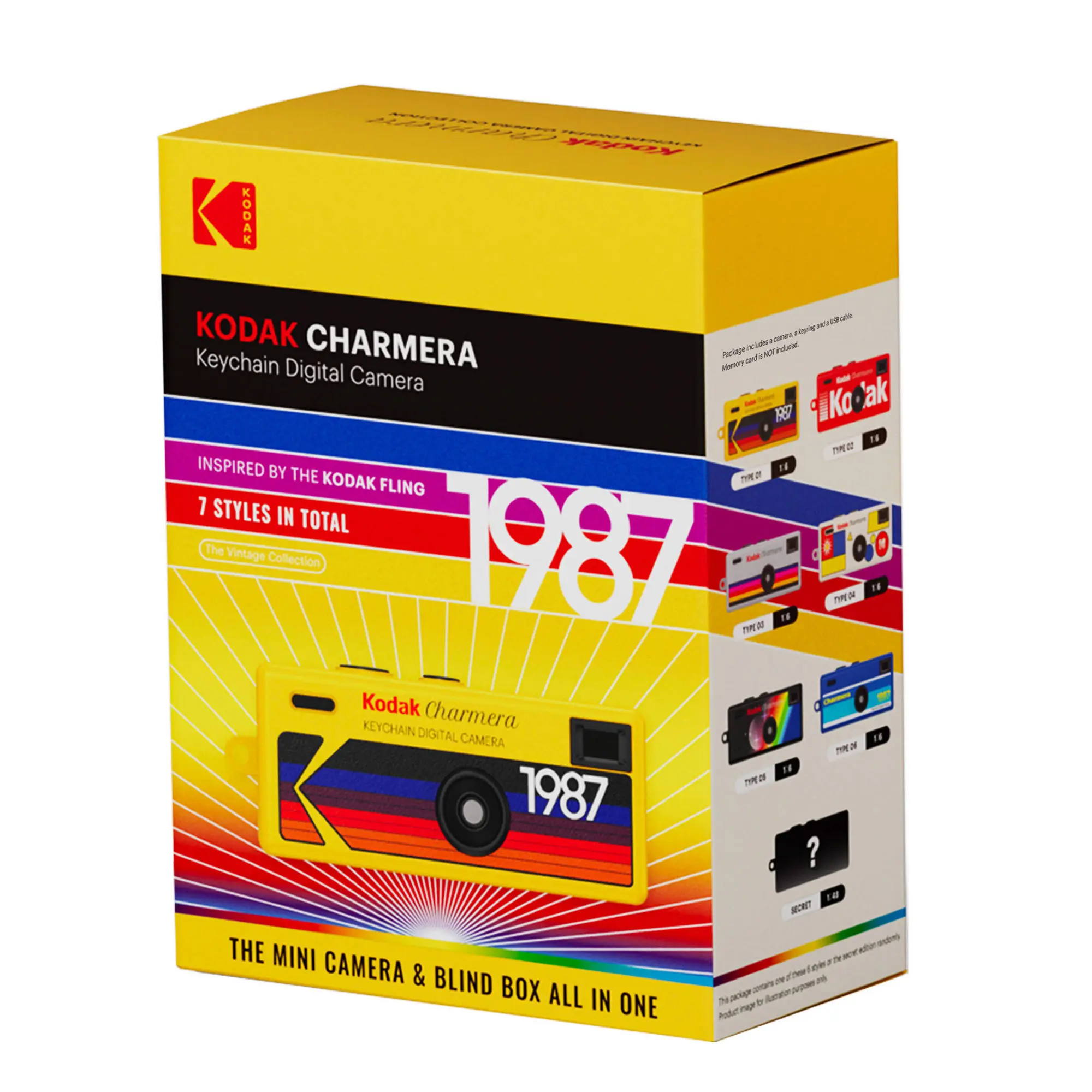 Kodak Charmera Key Chain Digital Camera (Random Style Blind Box) Kodak Charmera Key Chain Digital Camera (Random Style Blind Box)