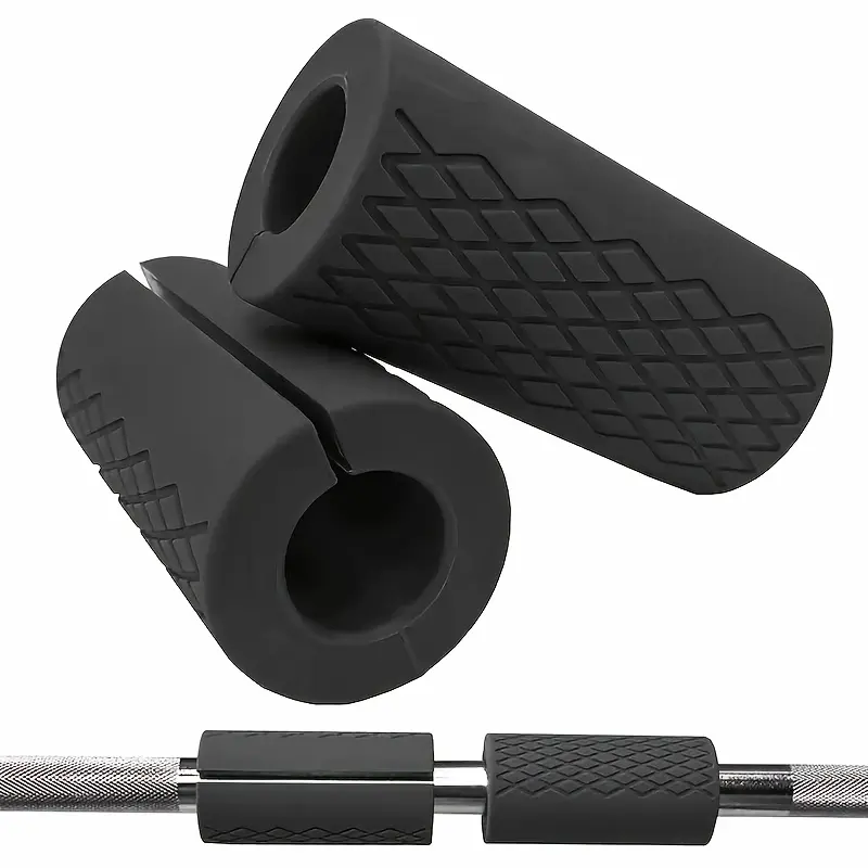 Set of 2 Dumbbell Grip Strengtheners - Compact Barbell Add-On, Boosts Hand And Wrist Power, Alleviates Back Strain from Injuries, Perfect for Fitness Lovers, Improves Dumbbell Grip