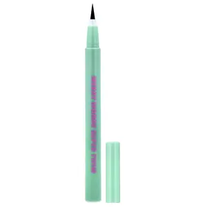 Merrymonde Super Twim Pen Eyeliner, 01 Vivid Black, 0.02 fl oz (0.5 ml)