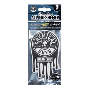 CHEMICAL GUYS Hanging Air Fresheners (3-Pack) – Long-Lasting Car Scents Variety Pack | Assorted Fragrances for Cars, Trucks, SUVs & More | Versatile Air Freshener