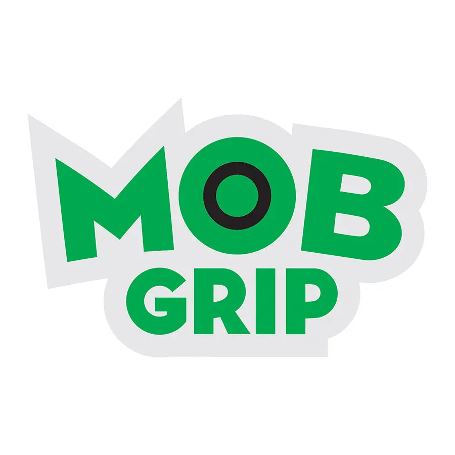 Mob Grip Logo Graphic Mylar Stickers - 1.75 in Self-Adhesive Vinyl Decal Pack of 25, Bubble-Free for Skateboards, Laptops