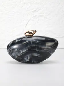 Acrylic Shell Women's Evening Bag, Clutch, Shell Shape, Marble Texture with Long Chain Replaceable Shoulder Crossbody Bag, Tailored For Weddings, Suitable for Wedding Party Banquet etc., Elegant Clutch
