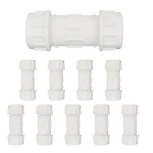 30 Pcs 1/2" PVC Compression Coupling