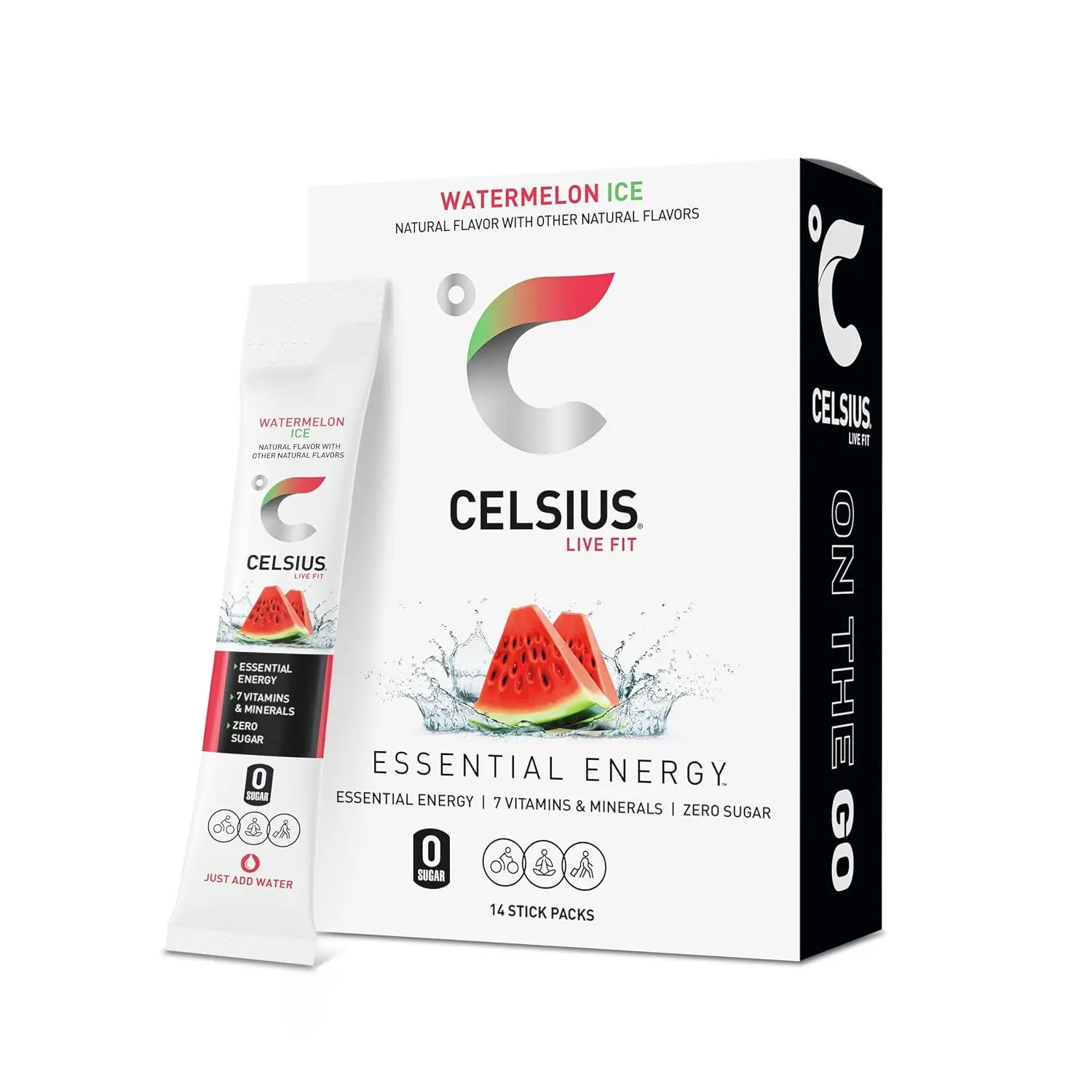 CELSIUS On The Go Strawberry Coconut, Sugar Free Energy Drink Mix (14 Sticks per Pack) CELSIUS On The Go Strawberry Coconut, Sugar Free Energy Drink Mix (14 Sticks per Pack)