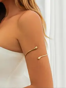 Minimalist Arm Cuff, Fashionable Body Jewelry for Women & Girls, Trendy Versatile Piece, Perfect as a Birthday Gift, Elegant Jewelry Bracelet, Open Cuffs