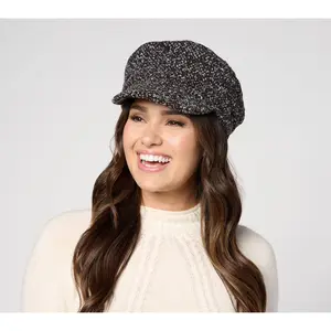 Amiee Lynn Accessories Marble Tweed Cabbie Hat