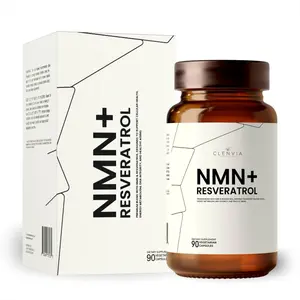 Premium NMN Supplement with Resveratrol – High Potency NAD+ Support Formula – >99.7% Purity – Third-Party Tested – Made in USA – 500mg Nicotinamide + 100mg Resveratrol – 90 Capsules