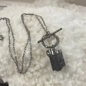 Black Tourmaline w/ Front Toggle Clasp