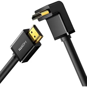HDMI Cable 4K Right Angle 270 Degree HDMI Cord High Speed HDMI 2.0 Cable 4K@60Hz HD 3D 1080P ARC Compatible for TV PC Nintendo Switch Xbox PS5 PS4 PS3 Laptop 3.3FT