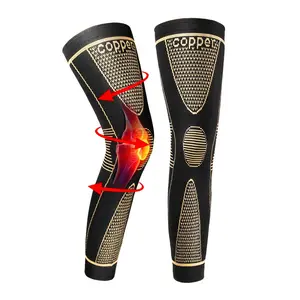 (1-Pair),2026 New ModelFull Leg Compression Sleeve  Copper Knee Sleeves, Anti Slip Compression Stockings, Support for Thigh, Knee, Calf, Arthritis, 20-30mmHg Reduce Varicose Veins,Sports knee brace, Swelling for Men & Women