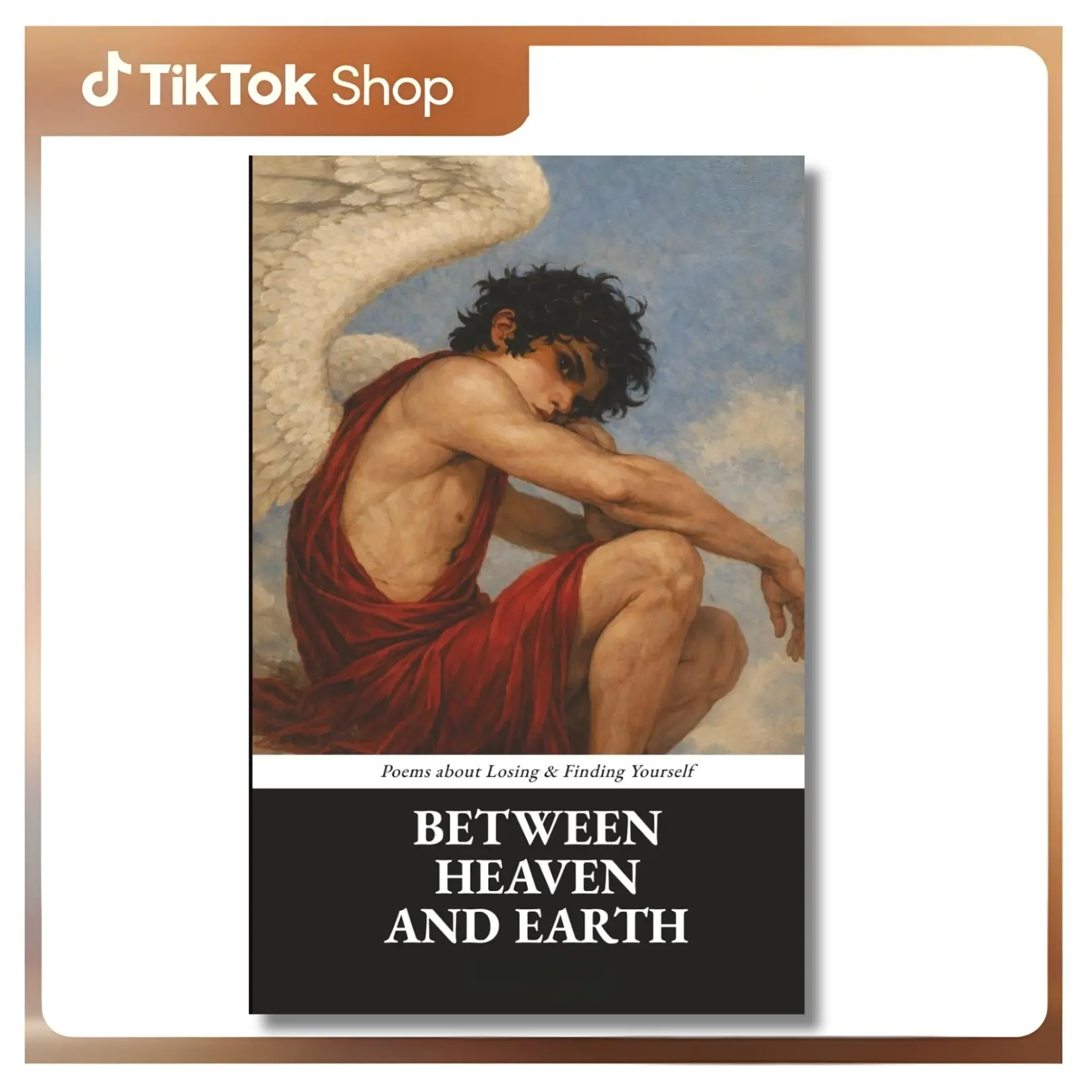 Between Heaven And Earth: Independent Poetry Book about Losing-Finding Yourself - TheFallen Poet, Paperback, Thefallenpoet