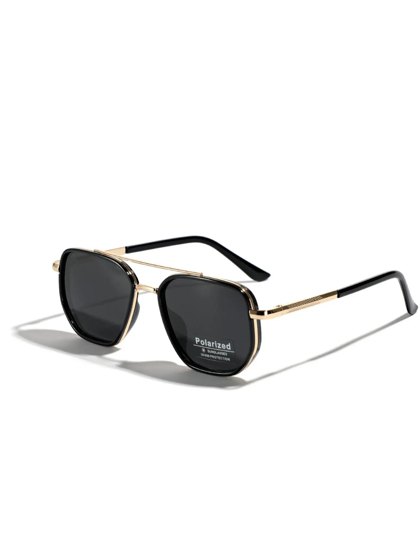 Summer 2025 Simple Polarized Shades Sunglasses For Everyday Use, Summer Geometric Frame Double Beam Fashion Stylish Sunglasses, Travel Accessories, Trendy Casual Sunglasses, Polarizing Sunglasses, National Day Offers