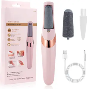 Smooth Pedicure Wand, Electric Callus Remover for Feet, Rechargeable Pedicure Tools Foot Care Kit, Pedicure Tools, Pedicure Tools Kit, Feet Care, Removes Dry Skin for Smoother Feet
