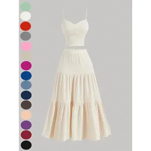 An elegant summer set, perfect for beach weddings, brunches, or European adventures; ideal for fashionable occasions and very well suited for summer getaways. GARMENTARY