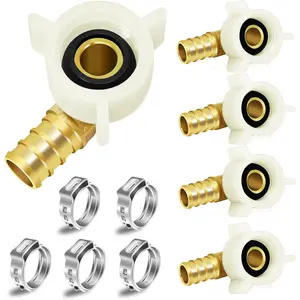 5PCS 1/2" PEX Swivel Plumbing Fittings - 1/2" Female NPT RV PEX Fittings Faucet Connector NPSM Swivel Adapter for Plumbing and Pipe garden hose quick connector