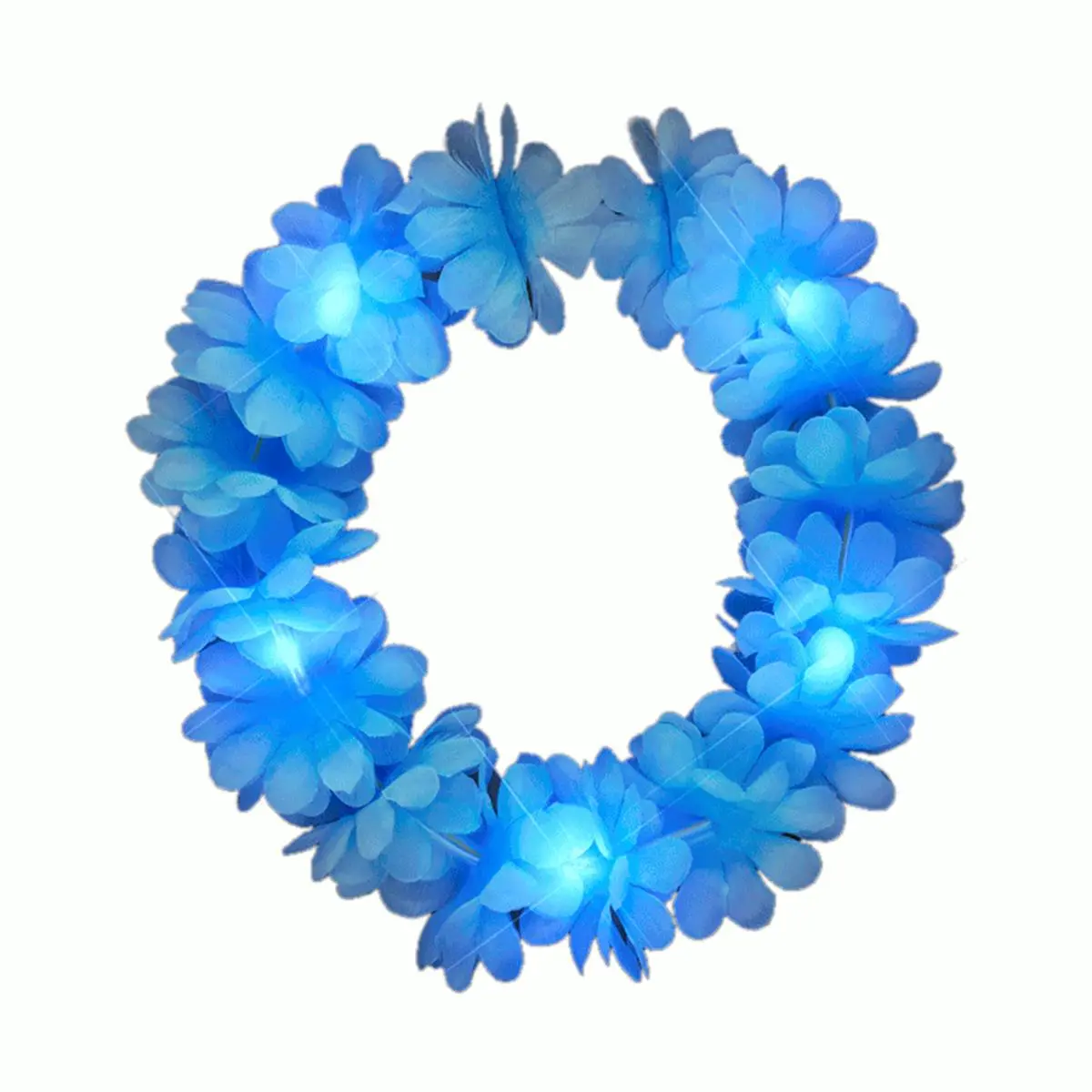 Blinkee  Light Up Flashing Blue Flower Angel Halo Crown Headband