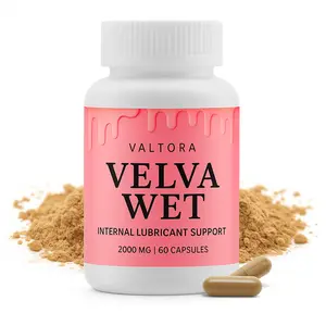 Valtora-Velva Wet Daily Oral Supplement for Hydration Support 1000 MG 30 Capsules Natural Comfort Moisture Non-GMO Hormone-Free Edible Plant-Based