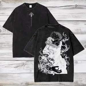 valentine shirts  Gojo Satoru Jujutsu Kaisen T Shirt  Women Tshirt Washed Cotton1 T-shirt Clothing Summer1 Short Sleeve Oversized Tees Streetwear