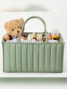 Large Capacity Multifunctional Diaper Bag Travel Mommy Backpack, Foldable Diaper Basket, Waterproof Maternity Bag, Casual Style, All Seasons