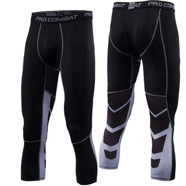 Men's Compression Tights, High-Elasticity Quick-Dry Baselayer for Basketball, Gym Workouts, and Supportive Muscle Recovery, Running