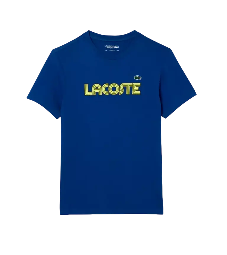 LACOSTE Mens T-Shirt Blue Stylish Top for Men TH2509 IDH