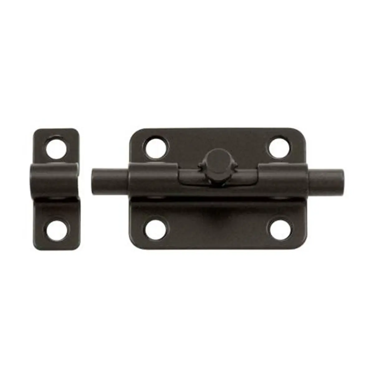 212 MAIN Deltana 3BBU10B 3 in. Solid Brass Barrel Bolt - Oil Rubbed Bronze, Door Hardware, Hinges, Weatherproof, Corrosion-Proof, Extra Security Door Accessory