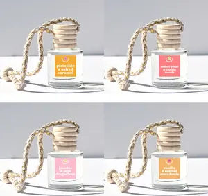 The Brazilian Scents 4 Pack Scented Car Fresheners Bundle Set