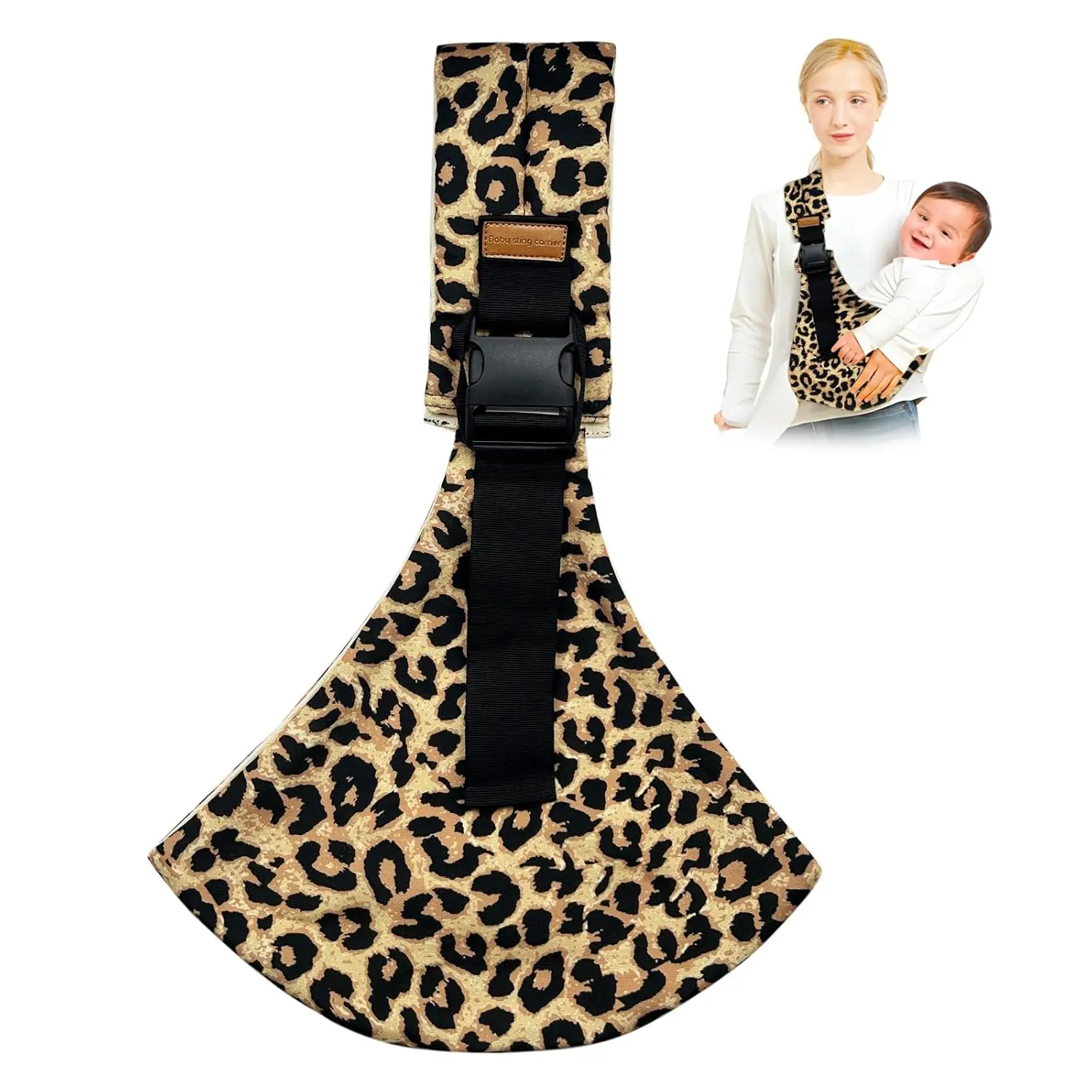 Baby Sling Carrier for Infants and Toddlers 6-36 Months (10-30 lbs),Lightweight & Breathable Cotton Hip Shoulder Carrier-Adjustable, Easy-to-Wear Side & Front Carry Toddler Sling,Non-Slip Hip Seat Carrying-Valentine's Day Gift for Wife & Husband