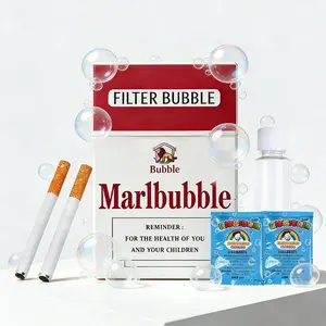 SummerVibes Bubble Cigarette Stress Relief Toy Fake Cigarette Mini Bubble Blower Sticks Relaxation Birthday Christmas Party Gift for Men Women Wands Party Favors parent-child fun