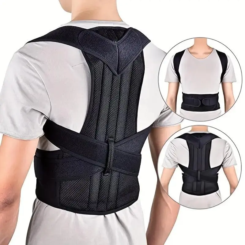 2024 New Style Back Support Belt, Back Brace for Men & Women, Adjustable Back Straightener, Breathable Back Straightener, Adjustable Posture, Back Support Belt for Home Gym Workout