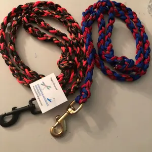 Double braid dog leash 6ft- Pet supplies - Dog and cat Accessories - leads Adjustable Reflective