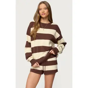 Edikted Women's Riley Oversized Striped Sweater