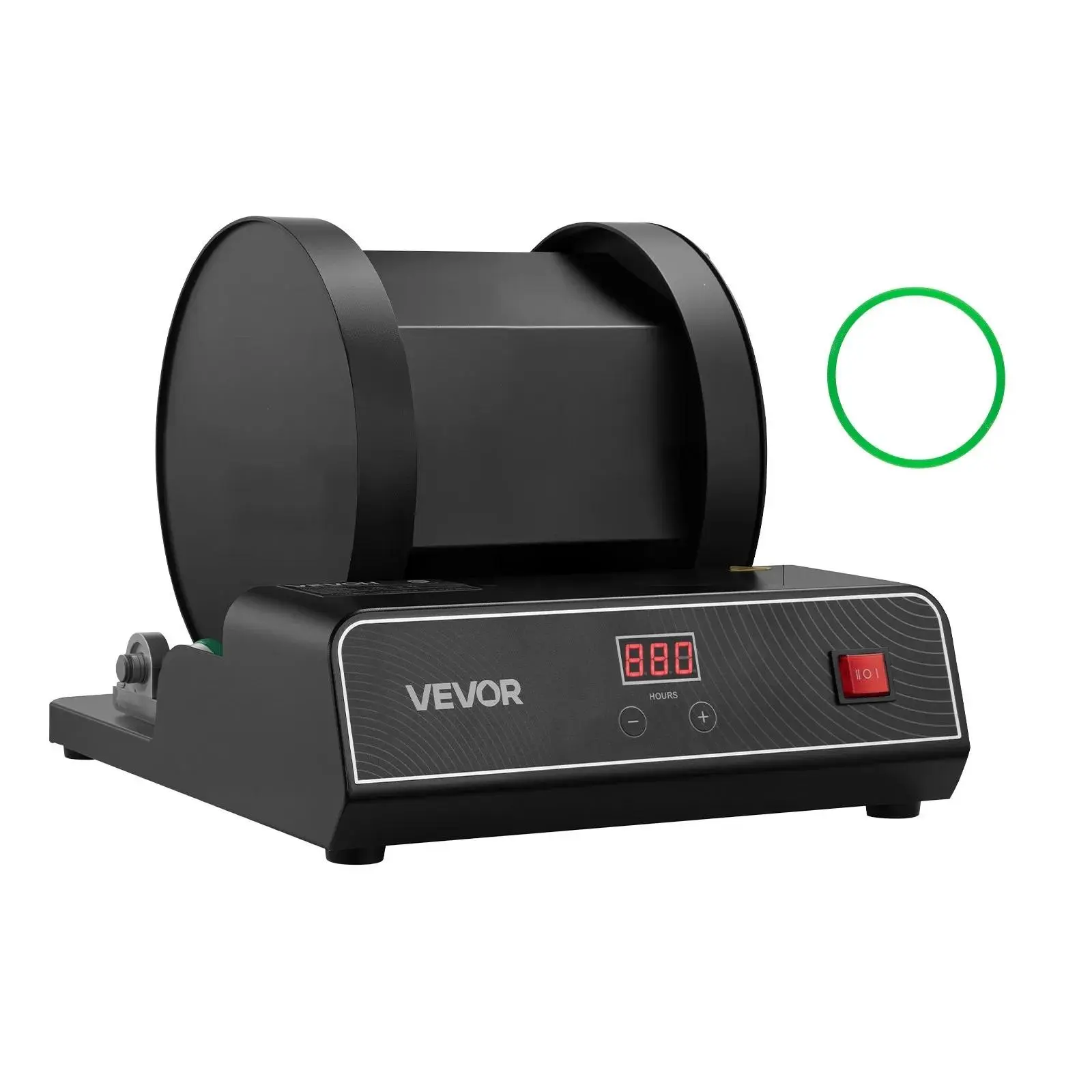 【Summerfinds】VEVOR Rock Tumbler Kit,  , 17 lbs Rock Polishing Kit, 2-Speed Stone Polishing Kit with 240-Hour Polishing Timer, Rock Polisher with Belt-Driven Brushless Motor, Rock Polisher for Adults and Kids