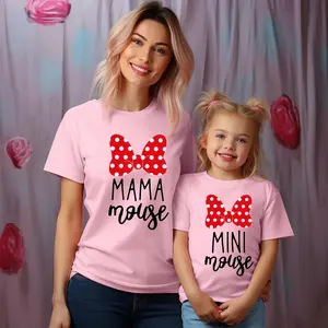 Mouse Bow shirt ,Daughter Mother Shirts,Minnie Mouse Shirt,Vacation Womens Shirt,Gift For Mothers Day,OrlandoTrip Shirt,Women Tees 8T