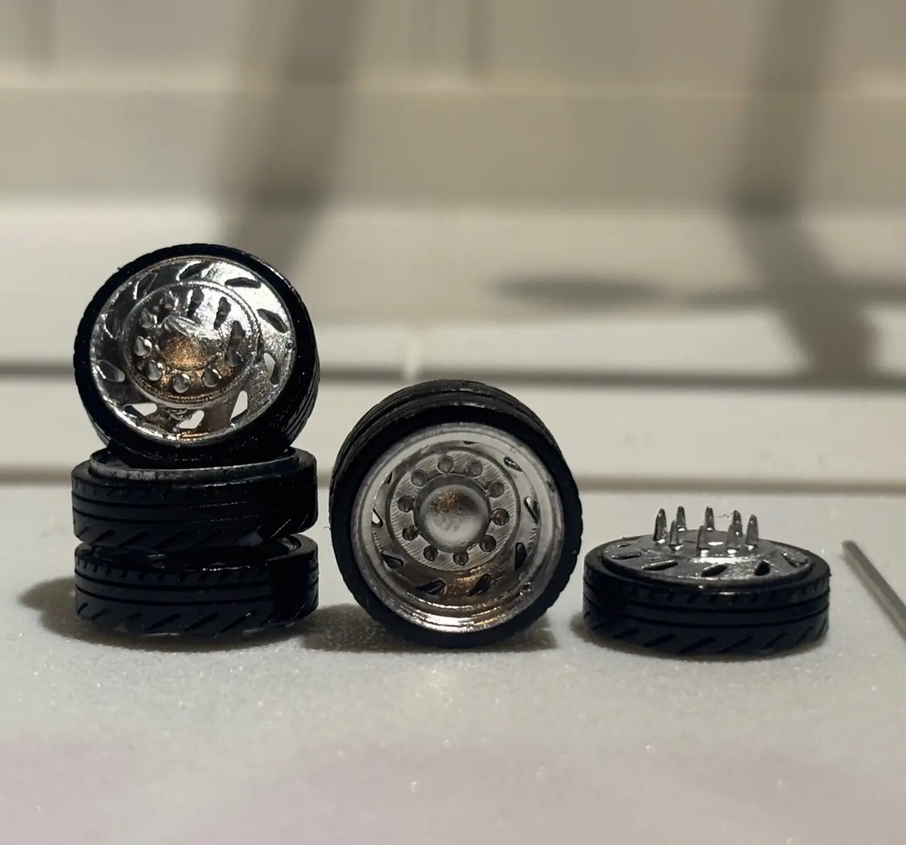 1/64 14X5MM Rims (Dually Spikes Double Wheel)