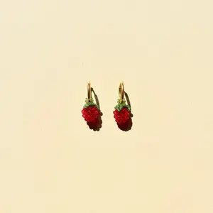 RASPBERRY EARRINGS