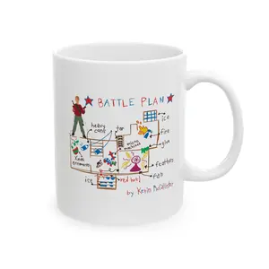 Kevin's Battle Plan Mug, Home 4lone Cup, Movie Mug, Christmas Mug 11oz 15oz, Best Gift for Christmas