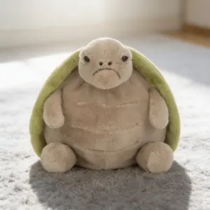 Emotional Support Timmy - The Viral Grumpy Turtle Plushie | Soft Weighted Anxiety Pillow & Room Decor, Perfect Birthday & Holiday Gift for Girls and Boys
